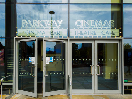 Beverley, England, - 06,09,2019: entrance to the Beverley branch of Parkway Cinemas