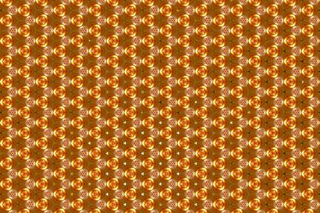A colorful decorative abstract patterned background of beads of color suspended in fluidの写真素材