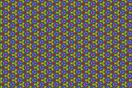 A colorful decorative abstract patterned background of assorted preschool toysの写真素材