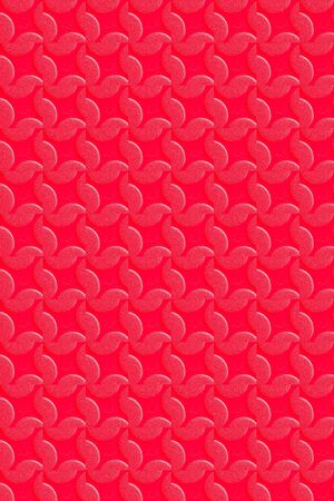 A colorfully decorative abstract patterned background of embossed circular segmentsの写真素材