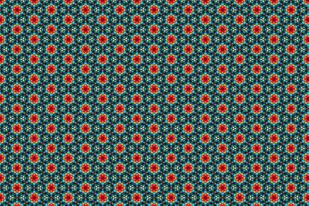 A colorful decorative abstract patterned background of novelty items from crackersの写真素材