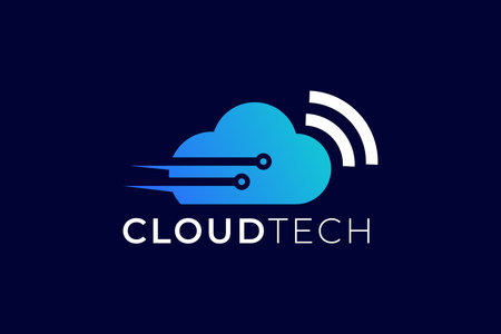 Cloud technology  design template. Cloud technology vector  design concept.