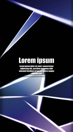 vertical abstract design. Background of a luminous triangle shape vector design. suitable for your design backgroundのイラスト素材