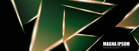 Background of a luminous triangle shape vector design banner. suitable for your design backgroundのイラスト素材