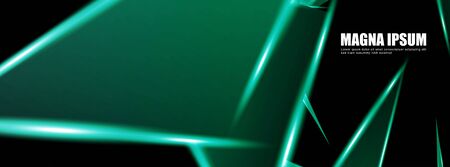Background of a luminous triangle shape vector design banner. suitable for your design backgroundのイラスト素材