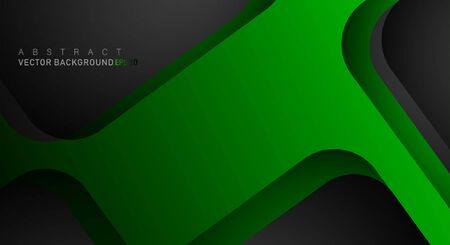 Geometric vector backgrounds that overlap layers on black space for text and background designsのイラスト素材