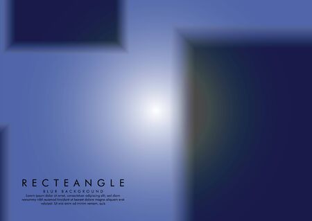 Vector illustration of a blur box with a background color radial gradientのイラスト素材