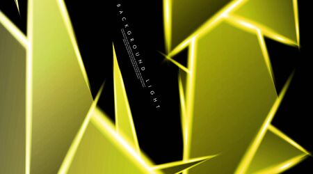 Modern technology design with a backdrop of luminous triangles. Vector illustration that is suitable for your design backgroundのイラスト素材