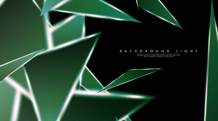 Modern technology design with a backdrop of luminous triangles. Vector illustration that is suitable for your design backgroundのイラスト素材