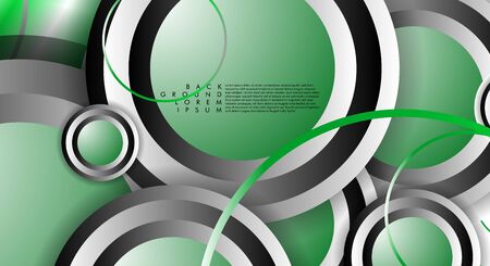 Vector Abstract Background Overlapping circlesのイラスト素材