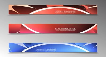 Set banner background with multicolor composition . vector design illustrationのイラスト素材