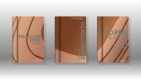 Cover book with a geometric design background. Valid for banners, placards, leaflets, poster designs, etc. Eps10 vector templateのイラスト素材