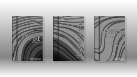 Cover book with a geometric design background. Valid for banners, placards, leaflets, poster designs, etc. Eps10 vector templateのイラスト素材