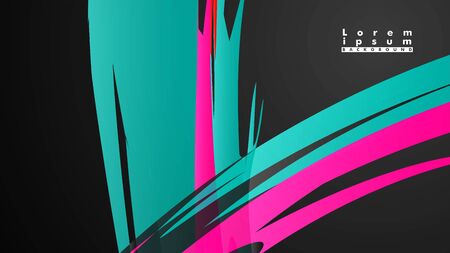 Colorful geometric backgrounds. Simple form composition. Eps10 vector templateのイラスト素材