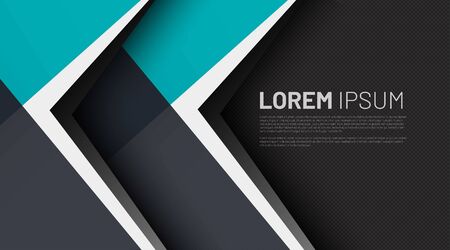 The overlapping vector layer backgrounds, with triangles in blue, gray and black for the background designのイラスト素材