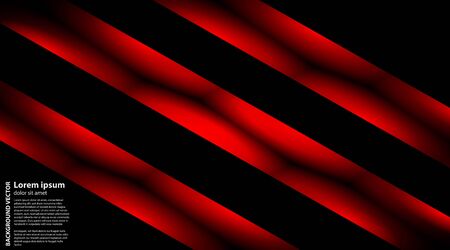 Vector abstract geometric background . line red black with dark black colorのイラスト素材