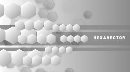 hexagon abstract vector background. design concept futuristic technology. Vector Illustration For Wallpaper, Banners, Backgrounds, Cards, Landing Pages, etc.のイラスト素材