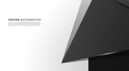abstract vector background. overlapping geometric shapes. Vector illustrations for wallpapers, banners, backgrounds, cards, landing pages, etc.のイラスト素材