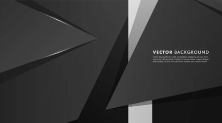 abstract vector background. overlapping geometric shapes. Vector illustrations for wallpapers, banners, backgrounds, cards, landing pages, etc.のイラスト素材