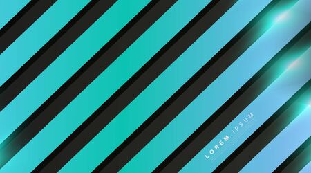 abstract vector background . blue strip shape with shadow and light.Vector Illustration For Wallpaper, Banner, Background, Card, landing page , etcのイラスト素材