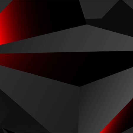 abstract vector geometric background. Dark Red vector polygonal template.Vector Illustration For Wallpaper, Banner, Background, Card, landing page , etcのイラスト素材