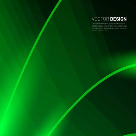 Abstract geometric Background. Wave Gradient Shape with light. Vector Illustration For Wallpaper, Banner, Background, Card, landing page , etcのイラスト素材
