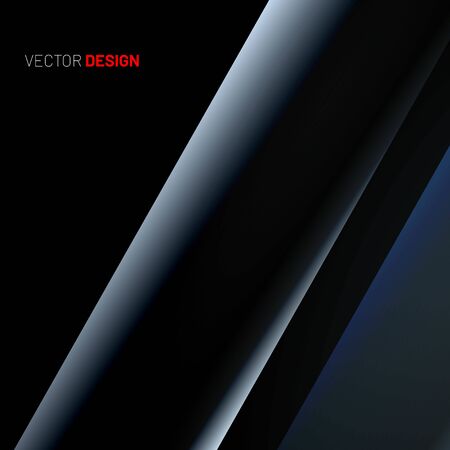 abstract vector background. rectangle shape overlapping. 3d design technologyのイラスト素材