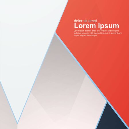 abstract vector background. overlapping shape. New texture for your design .のイラスト素材