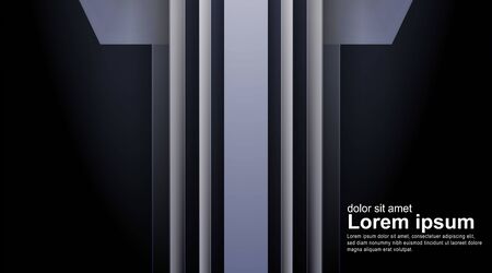 abstract vector background. overlapping shape. New texture for your design .のイラスト素材