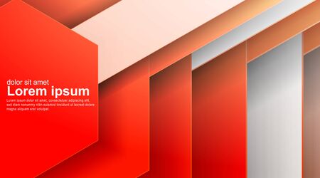 abstract vector background. overlapping shape. New texture for your design .のイラスト素材