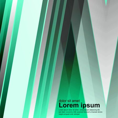 abstract vector background. overlapping shape. New texture for your design .のイラスト素材