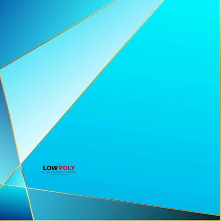 abstract vector geometric background. low poly pattern and lines. Vector Illustration For Wallpaper, Banner, Background, Card, landing page , etcのイラスト素材