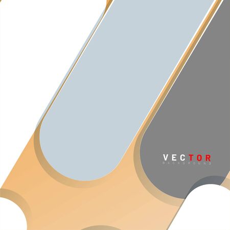 abstract vector background. line pattern shape rounded. 3D designのイラスト素材
