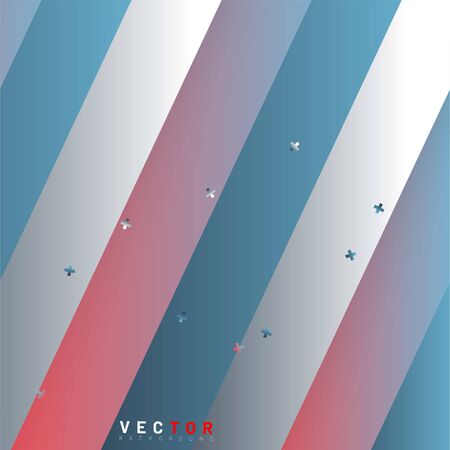 Abstract modern geometric background .overlap layer paper material design. Vector Illustration For Wallpaper, Banner, Background, Card,  landing page , etcのイラスト素材