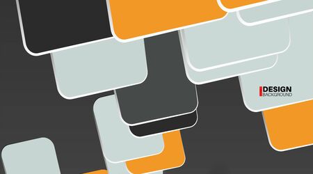 Abstract geometric vector background. overlapping square design. New texture for your design.のイラスト素材