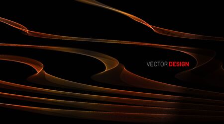 abstract vector background with smooth lines abstract line design technology futuristic wallpapersのイラスト素材