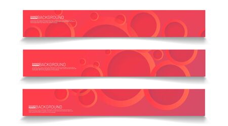 Collection of rectangular banners. Abstract vector background for your designのイラスト素材