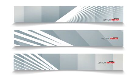 Abstract design banner template with light effect backgroundのイラスト素材
