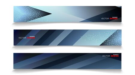 set banner abstract background . vector editable for your designのイラスト素材