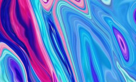 Illustration liquid blue wave grainy texture background