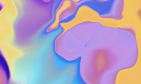 Holographic liquid grainy background illustration