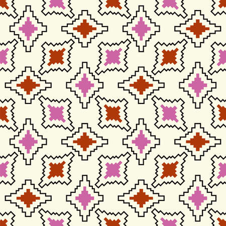 Flourish garden Vector illustration art Beautiful seamless patternのイラスト素材