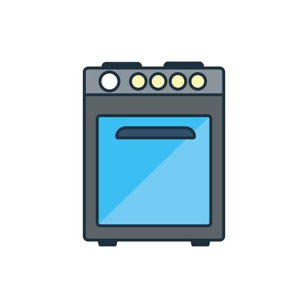 Stove   icon design. Household  appliance illustrationのイラスト素材