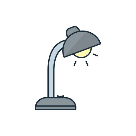 Desk lamp icon design. Household  appliance illustrationのイラスト素材