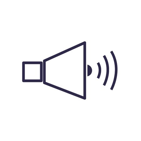 volume fill style icon design, Music sound melody song musical art and composition theme Vector illustrationのイラスト素材
