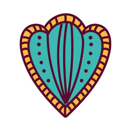 Mandala leaf drop feather design of Bohemic ornament indian decoration retro vintage meditation henna ethnic arabic texture and tribal theme Vector illustrationのイラスト素材