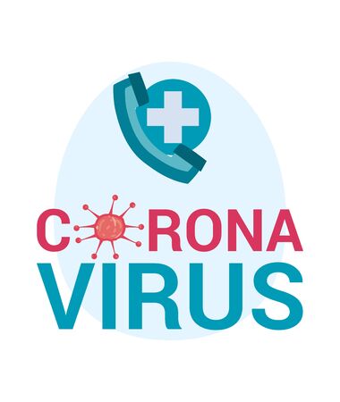 Coronavirus virus and phone with cross design of covid 19 2019 ncov cov infection corona epidemic disease symptoms and medical theme Vector illustrationの写真素材