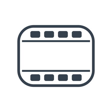 Movie strip design, Cinema video film media entertainment show motion and presentation theme Vector illustrationの写真素材
