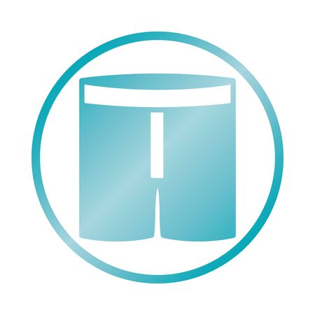 men pants icon over white background, gradient style, vector illustrationの写真素材