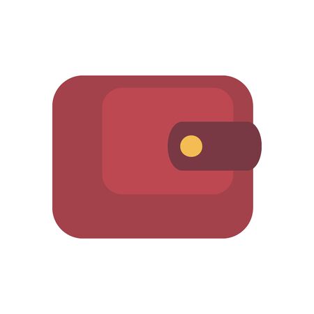 wallet flat style icon of money financial banking commerce and market theme Vector illustrationの写真素材